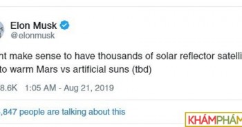 Elon Musk muốn sử dụng những tấm gương khổng lồ để sưởi ấm sao Hỏa