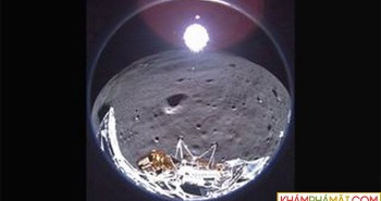 Tàu đổ bộ Mặt trăng của Mỹ gửi lời tạm biệt về Trái đất