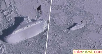 Đồn đoán kỳ lạ về "con tàu băng" bí ẩn ở ngoài khơi Nam Cực