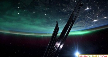 Ngắm nhìn cực quang từ Trạm vũ trụ Quốc tế