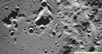Hình ảnh núi lửa trên Mặt trăng được chụp bởi tàu vũ trụ Luna-25