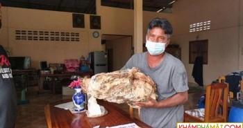 Ngư dân Thái Lan "trúng số" khi nhặt được khối long diên hương giá 30 tỷ đồng trên bãi biển