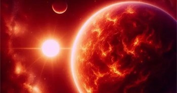Lộ diện siêu Trái đất màu đỏ rực giống trong phim "Star Wars"