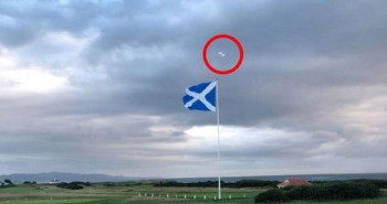 UFO "lởn vởn" gần sân golf của Tổng thống Trump?